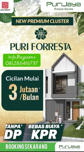 Puri jaya Baru forresta free biaya DP 0