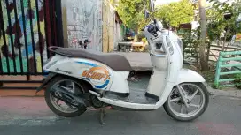 scoopy fi th 2015 mesin bagus cvt normal body ori