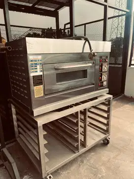 DIJUAL OVEN DECK RFL 11SS + MEJA OVEN (NEGO)