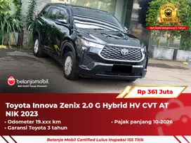 [ GARANSI 5TH ] Toyota Innova Zenix 2.0 G Hybrid HV CVT AT 2023/2024
