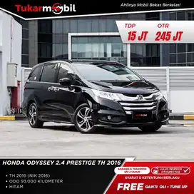 Honda odyssey prestige 2.4 metik tahun 2016 hitam kondisi istimewah