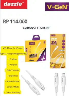 Vgen kabel data type C to lighting
