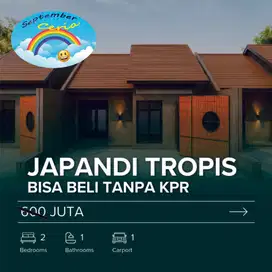 Jual Rumah Desain Japandi di Kartasura Solo, 5mnit ke UIN & Toll