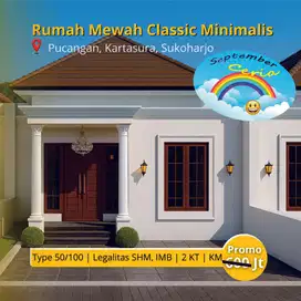 DiJual Rumah Sultan Classic  2Lt di Solo, 5mnt ke Kampus UIN Kartasura