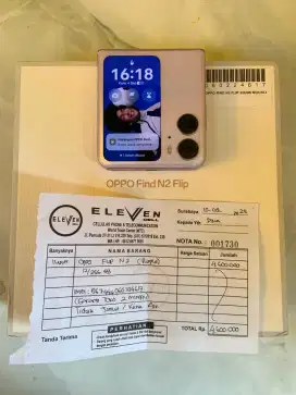 Oppo Find N2 Flip 5G NFC 8+8GB 256GB Dimensity 9000+ MINUS BACA DULU
