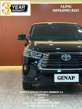 [ KM 12.000 ORIGINAL ] TOYOTA INNOVA V DIESEL 2022 AT 2.4 SIAP PAKAI