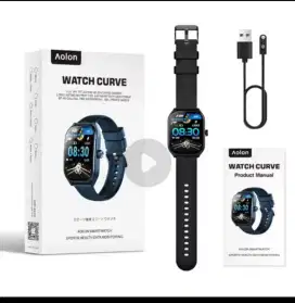 Jam tangan Aolon komplit dus kabel cas normal