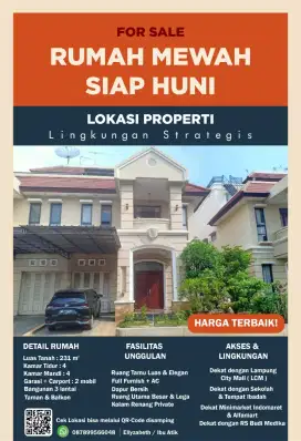 Dijual Cepat Perumahan Vila City Garden