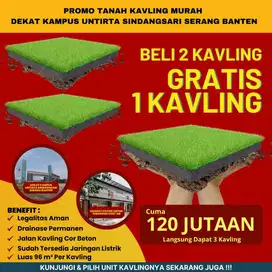 PROMO TANAH KAVLING KOST DAN HUNIAN DEKAT KAMPUS UNTIRTA SINDANGSARI