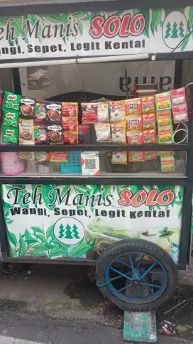 Gerobak es teh solo