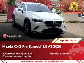 [ GARANSI 5TH ] Mazda CX-3 CX3 CX 3 Pro Sunroof 2.0 AT 2020/2021
