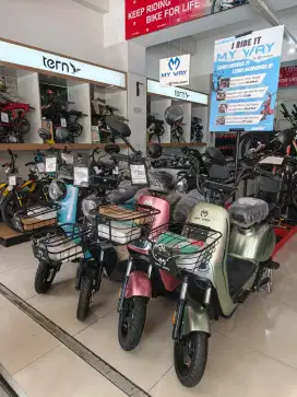 Kredit sepeda listrik cukup Ktp aja!