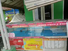 Etalase konter 1,5 meter