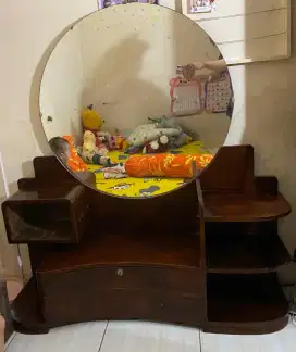 Tualet Meja Rias Kayu Jati