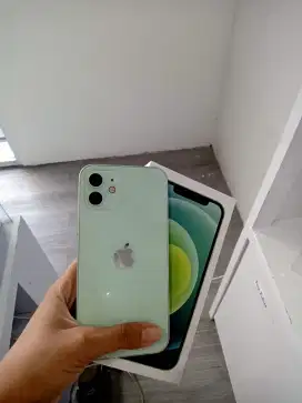 iPhone 12 64gb warna tosca Normal full set