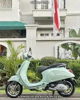 PIAGGIO VESPA PRIMAVERA S150 IGET ABS TH 2021 WARNA GREEN RELAX