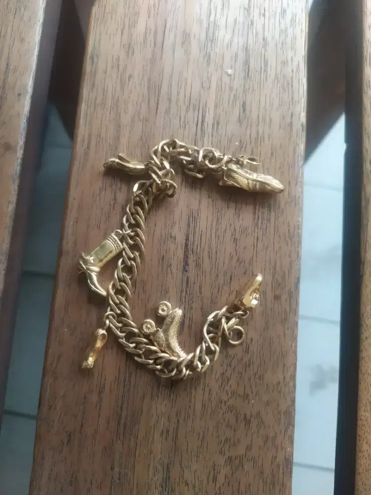 Gelang kaki non emas tpi tdk luntur