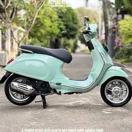 Piaggio Vespa PRIMAVERA150 IGET ABS LED TAHUN 2024 WARNA GREEN RELAX N