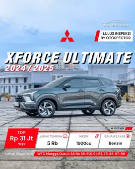 [KM 5 RIBU] Mitsubishi X-Force Ultimate 2025 NIK 2024 XForce exceed