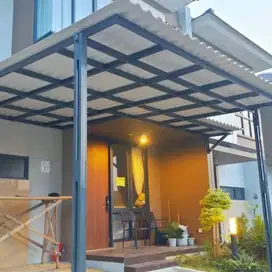 kanopi baja ringan atap alderon double layer
