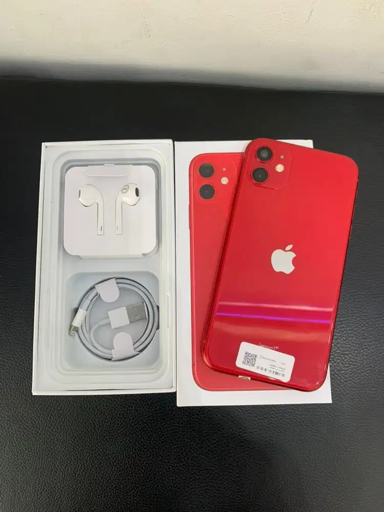 iphone 11 64gb warna merah normal