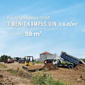 Kavling Potensi Kost SHM di Kartasura - 3 Menit dari Kampus UIN