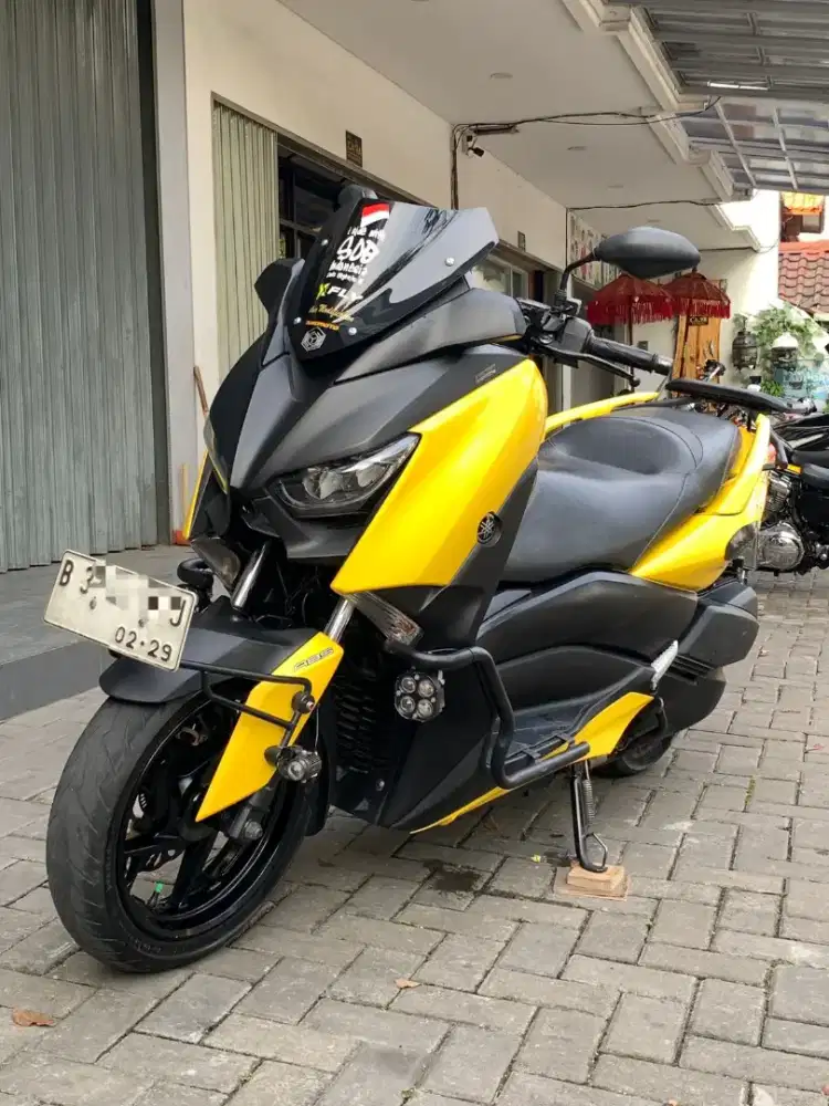 Moge Matic Yamaha Xmax 250 th 2018 Kuning Ori Paint Modif Siap Turing