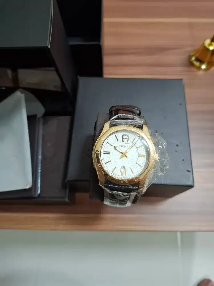 Aigner A32189B LAZIO II Gold Brown