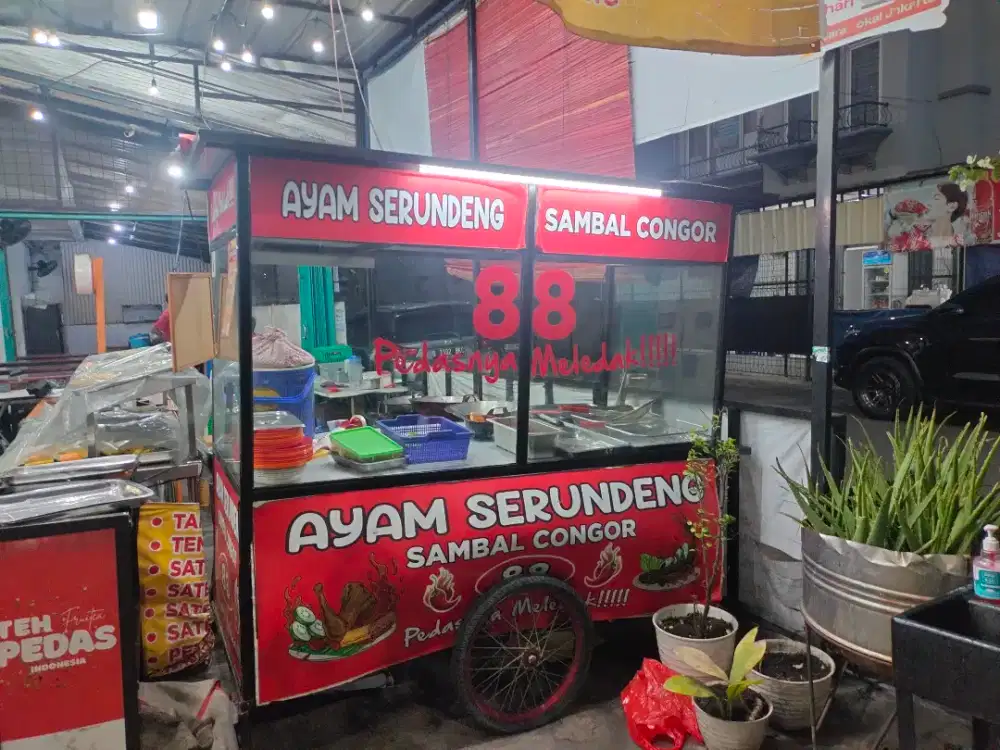 Gerobak jualan Serbaguna Almunium