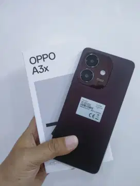 jual oppo A3x 4+4/128 fullset original masih garansi