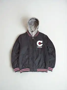 Harga Nett! Converse Varsity Full Zip Hoodie (Jaket Outdoor/Bulang)