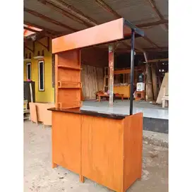 Booth jualan portable lipat kayu