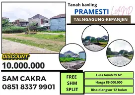 Tanah kavling pribadi murah ditengah kota