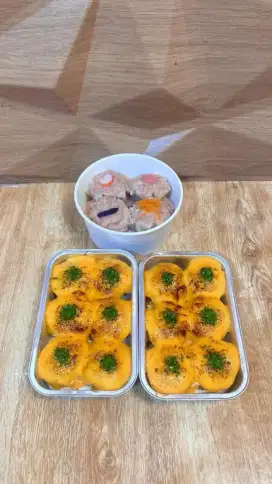 Frozen food Dimsum ukuran medium 50 pcs + free saus mentai