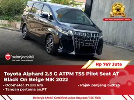 [ GARANSI 5TH ] Toyota Alphard 2.5 G ATPM TSS Pilot Seat AT 2022/2023