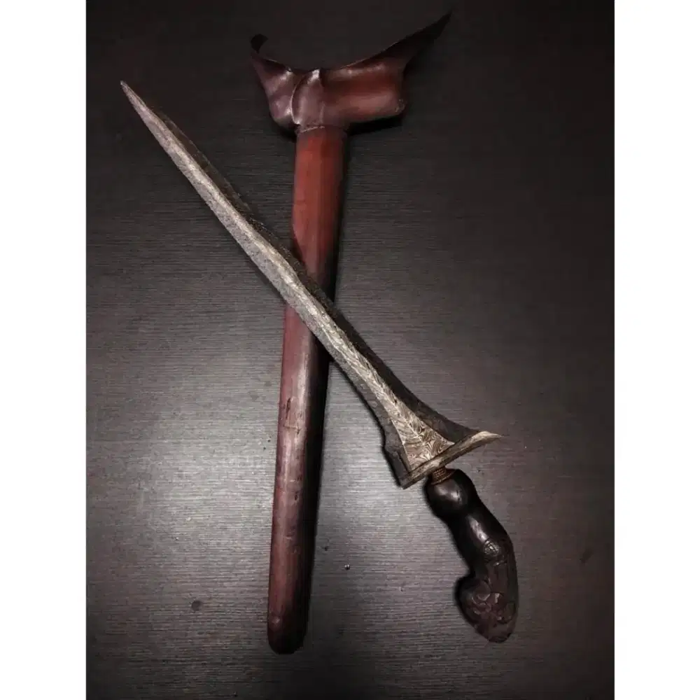 Keris brojol pamor Dadung asli langka Madura sepuh