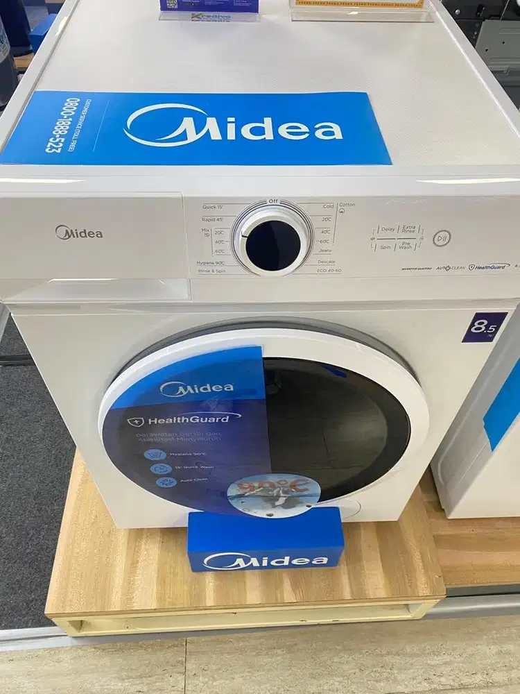 PROMO Murah MIDEA WM Fornt Loading 8.5kg