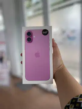 IPHONE 16 PLUS 256GB PINK NEW RESMI INDONESIA