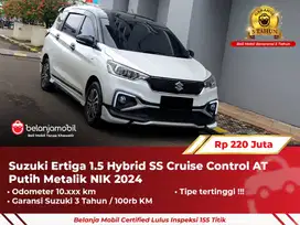 [GARANSI 5TH] Suzuki Ertiga 1.5 Hybrid SS AT Putih 2024 2025
