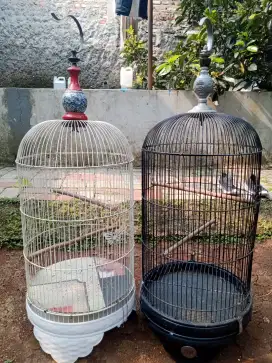 Sangkar burung Lovebird dua buah