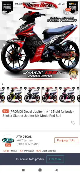 Decal Jupiter MX old