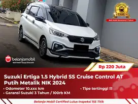 [GARANSI 5TH] Suzuki Ertiga 1.5 Hybrid SS AT Putih 2024 2025