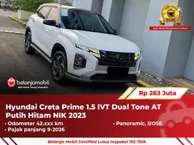[ GARANSI 5TH ] Hyundai Creta Prime 1.5 IVT Dual Tone AT 2023/2024