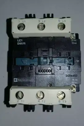 Contactor telemekanique lcd95 125a coil 220 seken mulus