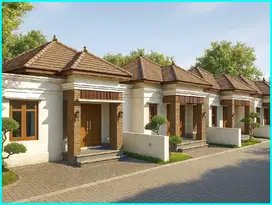 Moyudan, Rumah Bali Style 400 Juta Dekat Pasar Pendulan