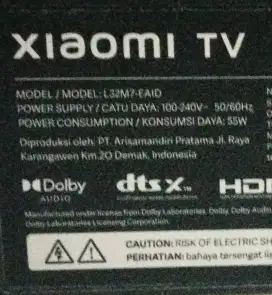 TV ANDROID XIOMI 32'IN