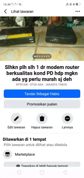 Slhkn lh slh 1 dr modem router berkualitas kond hdp mgkn perlu murah
