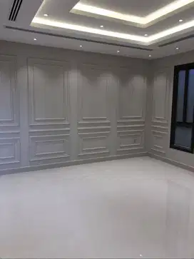 Wall Moulding Sekat Plafon Partisi PVC GRC Gypsum Jasa Tukang Pasang