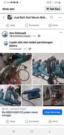 Jual mesin gerinda bor