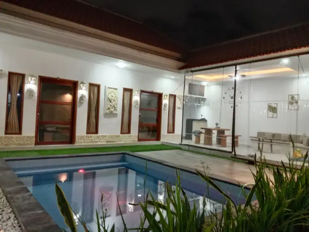 New 2 bedrooms villa for rent near seminyak krobokan
